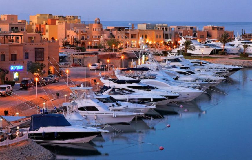 El Gouna Lagoon Boat & City Tour from Hurghada