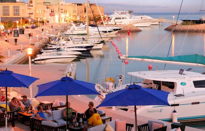 El Gouna Lagoon Boat & City Tour from Hurghada