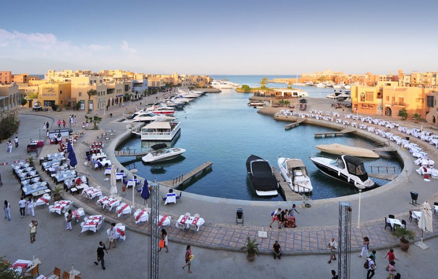 El Gouna Lagoon Boat & City Tour from Hurghada