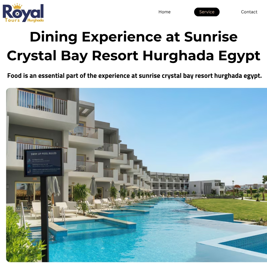 Sunrise Crystal Bay Resort Hurghada Egypt